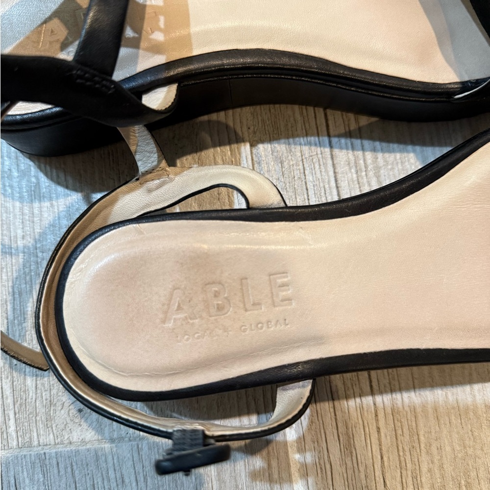 Able Black Sandals - image 2